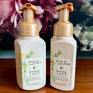 2 for $30 SALE - NEW 2-Pc BBW BOOK LOFT Foaming Hand Soap 8.75oz 2-Pc
